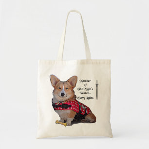 夜警員のコーギー トートバッグ