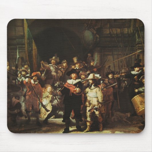 夜警員 マウスパッド (正面)