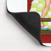 夜警員-勤務中のチワワ マウスパッド (コーナー)