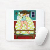 夜警員-勤務中のチワワ マウスパッド (マウス)