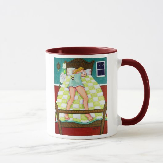 夜警員-勤務中のチワワ マグカップ (右)