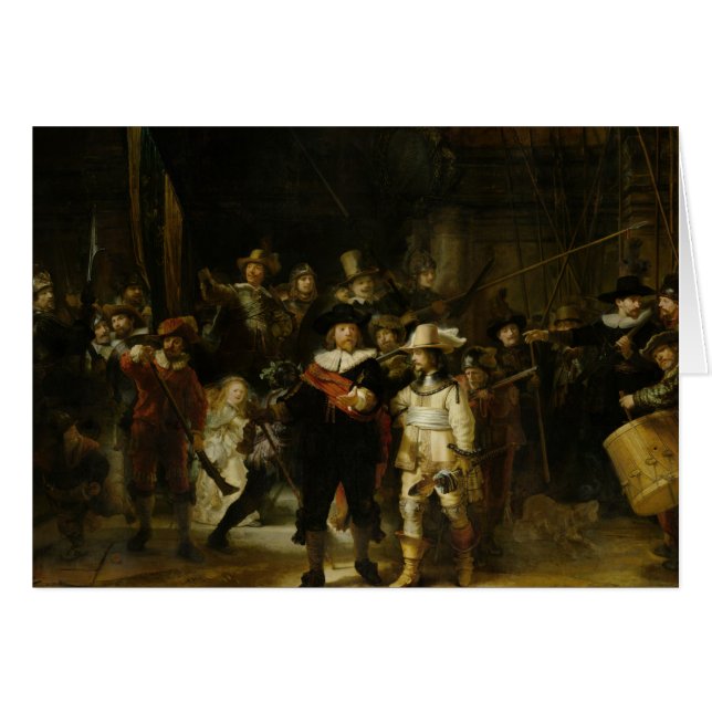 夜警員、Rembrandt Van Rijn (正面横)