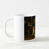 夜警員、Rembrandt Van Rijn コーヒーマグカップ (左)