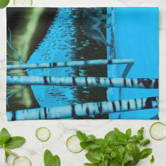 夜警 キッチンタオル (折り畳み)