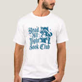 夜通し読書クラブ - 読書好き Tシャツ (正面)