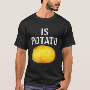 夜遅くに見られるテレビのポテトは Tシャツ