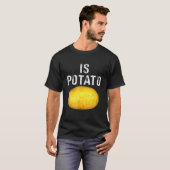 夜遅くに見られるテレビのポテトは Tシャツ (正面フル)