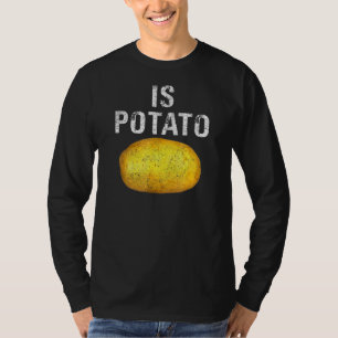 夜遅くに見られるテレビのポテトは Tシャツ