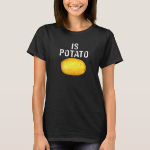 夜遅くに見られるテレビのポテトは Tシャツ