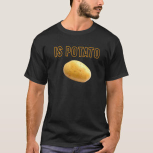 夜遅くに見られるテレビのポテトは Tシャツ
