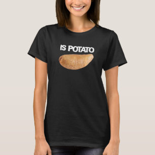 夜遅くに見られるテレビのポテトは Tシャツ