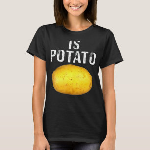 夜遅くに見られるテレビのポテトは Tシャツ