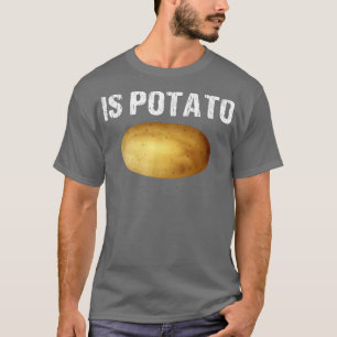 夜遅くに見られるテレビのポテトPo Tシャツ