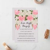 夜遅くのおむつのゲームカード ノートカード (正面/裏面インサイチュ)