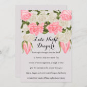 夜遅くのおむつのゲームカード ノートカード (正面/裏面)