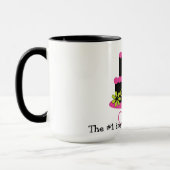 夜遅くのCakerのマグ マグカップ (左)