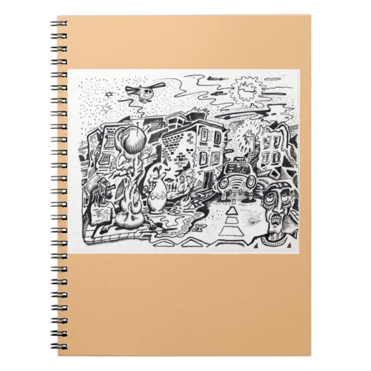 夜遅くまで家に帰る ノートブック (正面)