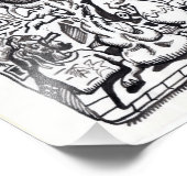 夜遅くまで家に帰る フォトプリント            (角)