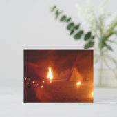 夜遊びの郵便はがき ポストカード (スタンド正面)