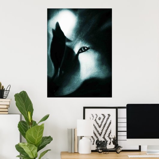 夜遊び ポスター (ホームオフィス)