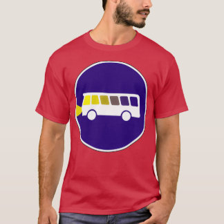 夜道のバス運転手 Tシャツ