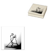 夜遠くにを踊る ラバースタンプ (押印)