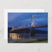 夜郵便はがきの橋 案内ポストカード (正面/裏面)