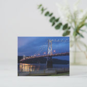 夜郵便はがきの橋 案内ポストカード (スタンド正面)