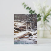 夜郵便はがきの端 ポストカード (スタンド正面)