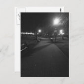 夜間に駐車する ポストカード (正面/裏面)