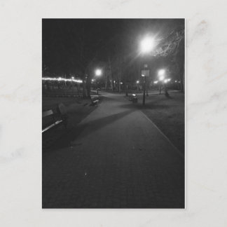 夜間に駐車する ポストカード