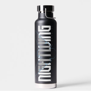 夜間のハイテク名グラフィック ウォーターボトル