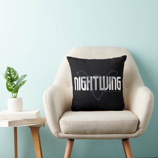 夜間のハイテク名グラフィック クッション (椅子)