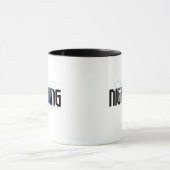 夜間のハイテク名グラフィック マグカップ (中央)