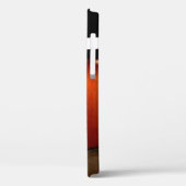 夜間の天井ライトの下の赤い柱 Case-Mate iPhoneケース (裏面 / 左)