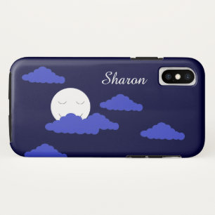 夜間の満月: iPhone XSケース