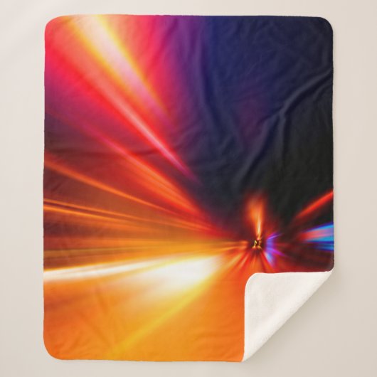 夜間の道路抽象的，背景，動き，ぼやけ速度 シェルパブランケット (正面)