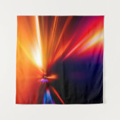 夜間の道路抽象的,背景,動き,ぼやけ速度 タペストリー (正面(横))