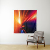 夜間の道路抽象的,背景,動き,ぼやけ速度 タペストリー (インサイチュ(横))