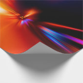 夜間の道路抽象的,背景,動き,ぼやけ速度 ラッピングペーパー (角)