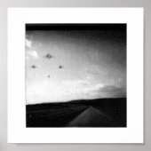 夜間のUFO ポスター (正面)