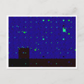 夜間はがきテンプレート ポストカード (正面)