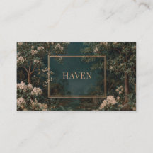 夜間エレガント庭園フローラ金ゴールド枠