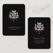夜間シャンデリア紙/サイズ/形状オプション – 大 名刺 (正面/裏面)