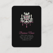 夜間シャンデリア紙/サイズ/形状オプション – 大 名刺 (裏面)