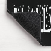 夜間ハッピーハローウィン文字 マウスパッド (コーナー)