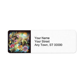 夜間フローラガーデンアート ラベル