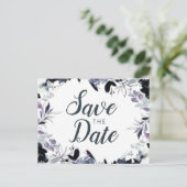 夜間フローラ水エレガント色の保存日 案内ポストカード (スタンド正面)