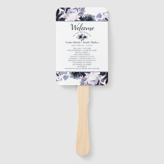 夜間フローラ結婚海軍の式計画 ハンドファン (正面)