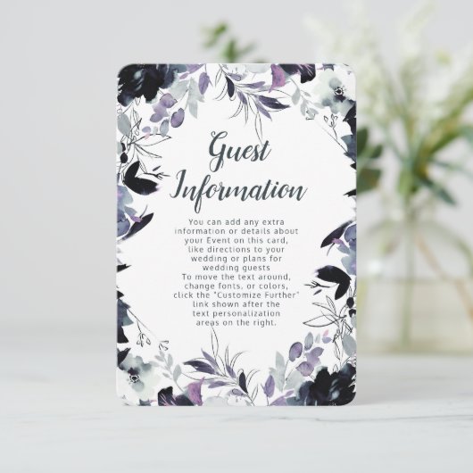 夜間フローラ縁ど海軍結婚情報 エンクロージャーカード (スタンド正面)